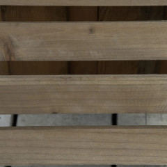 Suport pentru plante cu roți și frâne 30x30 cm | maro închis č.3
