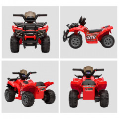 ATV electric pentru copii 70x42x45 cm | roșu č.3