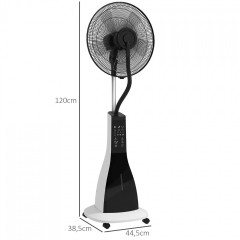 Ventilator cu apă 90W 120 cm | negru č.3