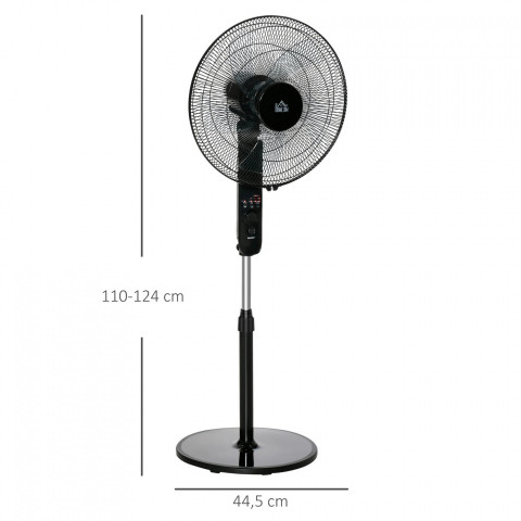 Ventilator cu înălțime reglabilă 110-124 cm | negru č.2