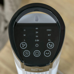 Ventilator cu telecomandă 78,5 cm | negru + alb č.2