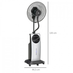 Ventilator cu pulverizare de apă 135 cm | negru č.2