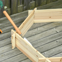 Jardinieră pentru plante 100 x 92 x 16 cm | culoare naturală č.3