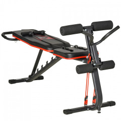 Bancă de exerciții reglabilă 145 x 49 x 57-127 cm | negru č.2