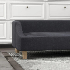 Canapea pentru câini 95x63x39 cm | gri închis č.3