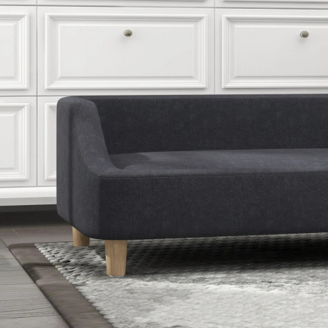 Canapea pentru câini 95x63x39 cm | gri închis č.3