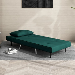 Fotoliu extensibil 77x88x83 cm | verde închis č.2
