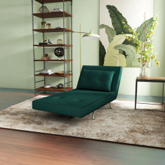 Fotoliu extensibil 77x88x83 cm | verde închis č.3