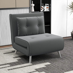 Fotoliu extensibil 77x88x83 cm | gri închis č.1