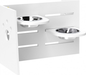 Suport pentru boluri de hrană pentru câini | alb č.1