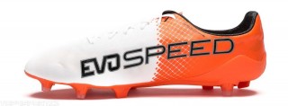 Ghete de fotbal Puma evoSPEED SL-S II FG 10380701 | Black - Whitte - Red | mărimea 42,5 (US 9,5 / UK 8,5) č.2