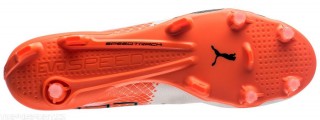 Ghete de fotbal Puma evoSPEED SL-S II FG 10380701 | Black - Whitte - Red | mărimea 42,5 (US 9,5 / UK 8,5) č.3