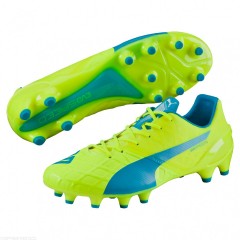 Ghete de fotbal Puma evoSPEED 1.4 FG 10326404 | Yellow | mărimea 42 (US 9 / UK 8) č.1