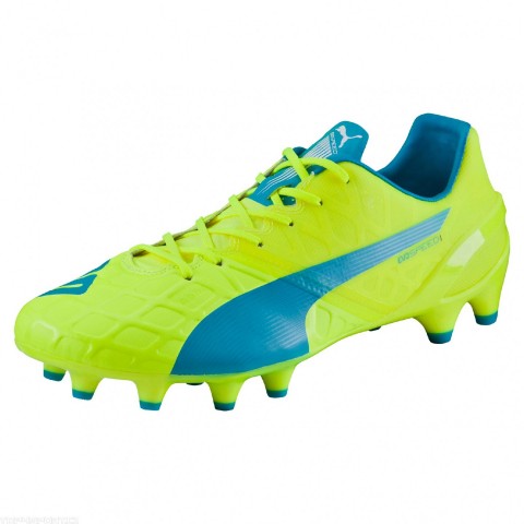 Ghete de fotbal Puma evoSPEED 1.4 FG 10326404 | Yellow | mărimea 42 (US 9 / UK 8) č.4
