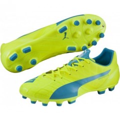 Ghete de fotbal Puma evoSPEED 1.4 AG 10326504 | Yellow | mărimea 44,5 (US 11 / UK 10) č.1