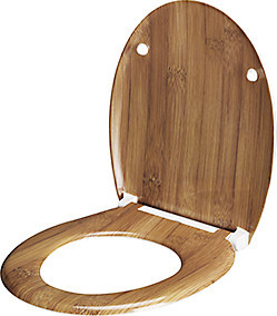 Capac WC cu închidere lentă | bambus č.4