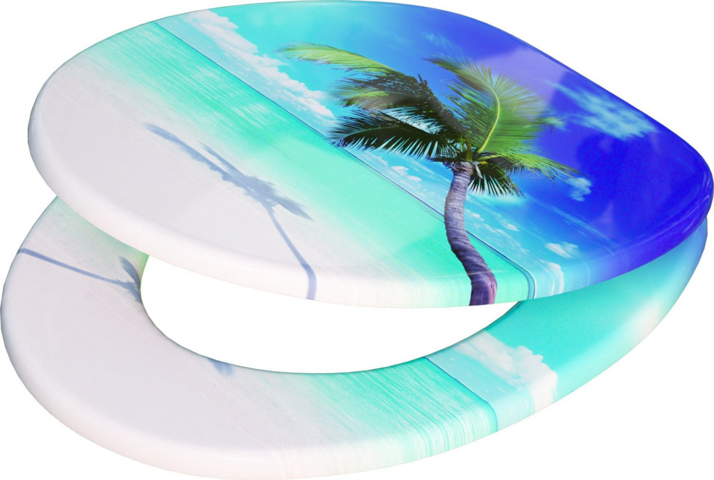 Capac WC Beach cu închidere lentă