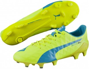 Ghete de fotbal Puma evoSPEED SL-S FG 10373101 | Yellow | mărimea 42 (US 9 / UK 8) č.1