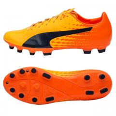 Ghete de fotbal Puma evoSPEED 17 SL-S AG 10401203 | Orange - Blue | mărimea 42 (US 9 / UK 8) č.2