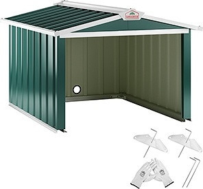 Căsuță de grădină pentru robot de tuns iarba 86 x 100 x 63 cm | verde