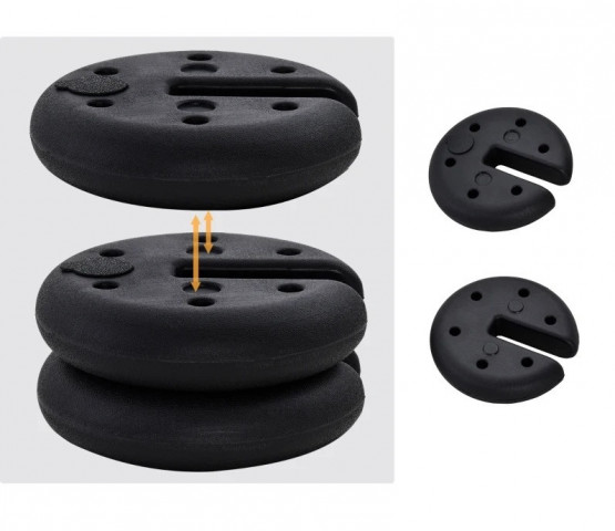 Greutăți pentru foișor | negru č.3