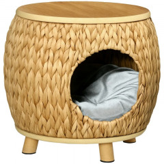 Culcuș pentru pisici | maro deschis+culoare naturală+gri č.3