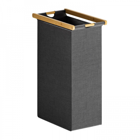 Coș pentru rufe cu 3 compartimente 81 x 40 x 78 cm | antracit č.7