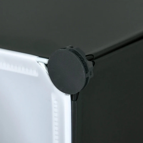 Organizator modular 49 x 36,5 x 108 cm | alb – negru č.7