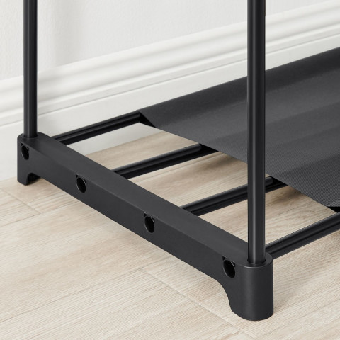 Cuier pentru haine 43 x 138 x 182 cm | negru č.6