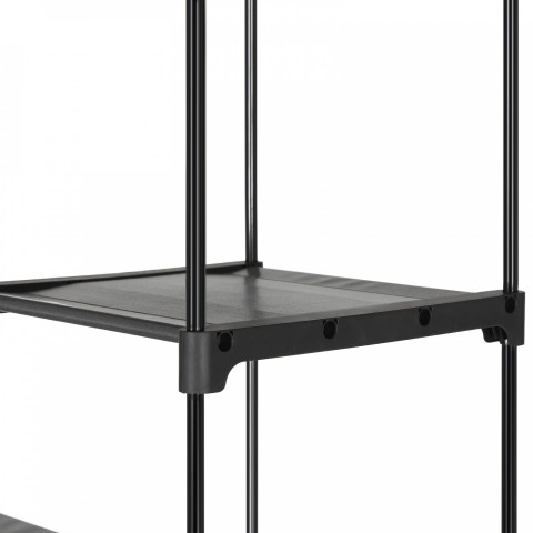 Dulap textil 43 x 140 x 174 cm | negru č.7