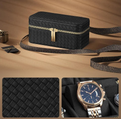 Box pentru ceasuri cu 3 sloturi | negru č.3