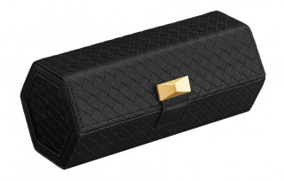 Cutie de voiaj hexagonală pentru ceasuri | negru č.1