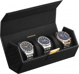 Cutie de voiaj hexagonală pentru ceasuri | negru č.3