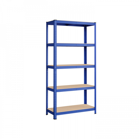 Raft reglabil cu 5 niveluri 40 × 90 × 180 cm | albastru č.5