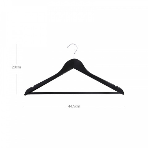 Umerașe din lemn set 10 bucăți | negre č.5