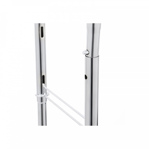 Suport mobil pentru haine 129–169 cm | crom č.4