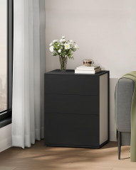 Noptieră cu 3 sertare | 35 x 45 x 58,7 cm č.1