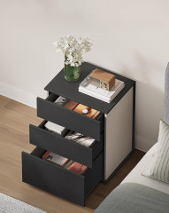 Noptieră cu 3 sertare | 35 x 45 x 58,7 cm č.3