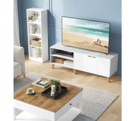 TV stolek 140 x 40 x 50 cm | bílý č.1