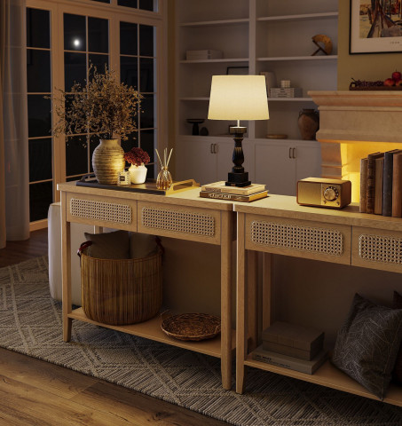 Konzolový stolek 30 x 100 x 80 cm | dub č.3