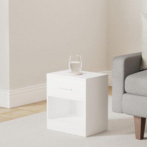 Set de 2 noptiere | alb č.3