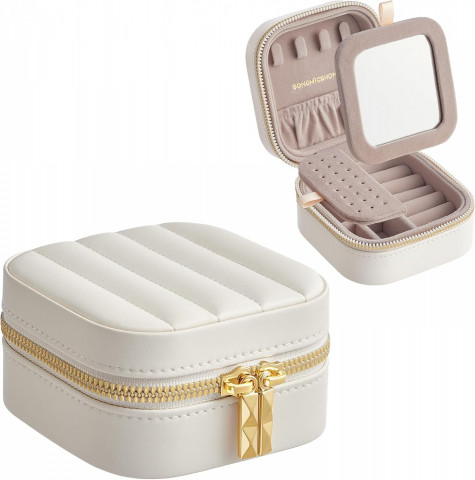 Cutie de voiaj pentru bijuterii | alb č.4