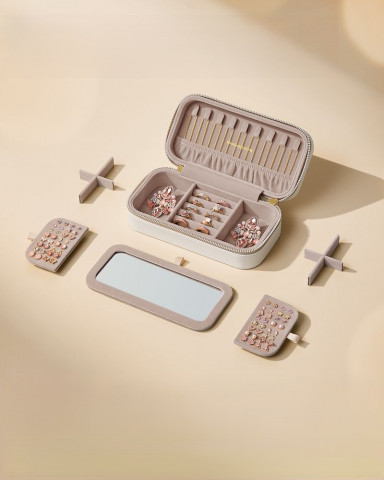 Cutie de voiaj pentru bijuterii | alb č.4