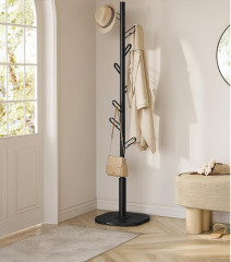 Cuier pentru haine 40 x 40 x 175,3 cm | negru č.1