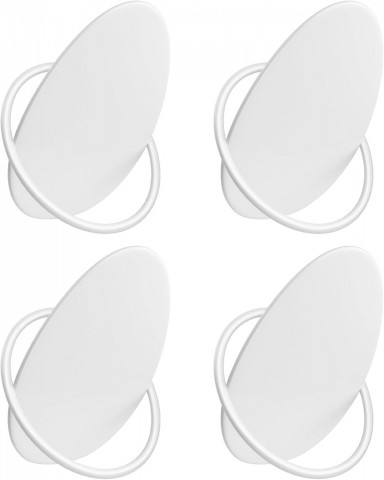 Cuiere pentru haine 4 bucăți | albe č.3