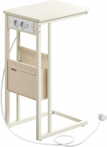 Noptieră cu sertare, 30 x 40 x 62 cm | alb č.5