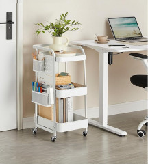 Căruț de bucătărie 32,3 × 43,3 × 73,9 cm | alb č.1