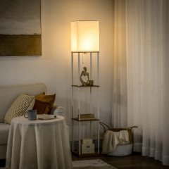 Lampadar cu 3 compartimente | alb č.1