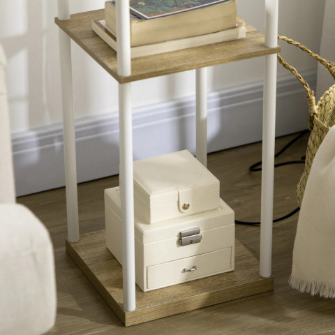 Lampadar cu 3 compartimente | alb č.4