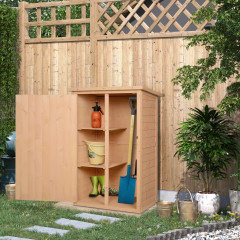 Dulap pentru unelte de grădină 75x56x115 cm | culoare naturală č.1